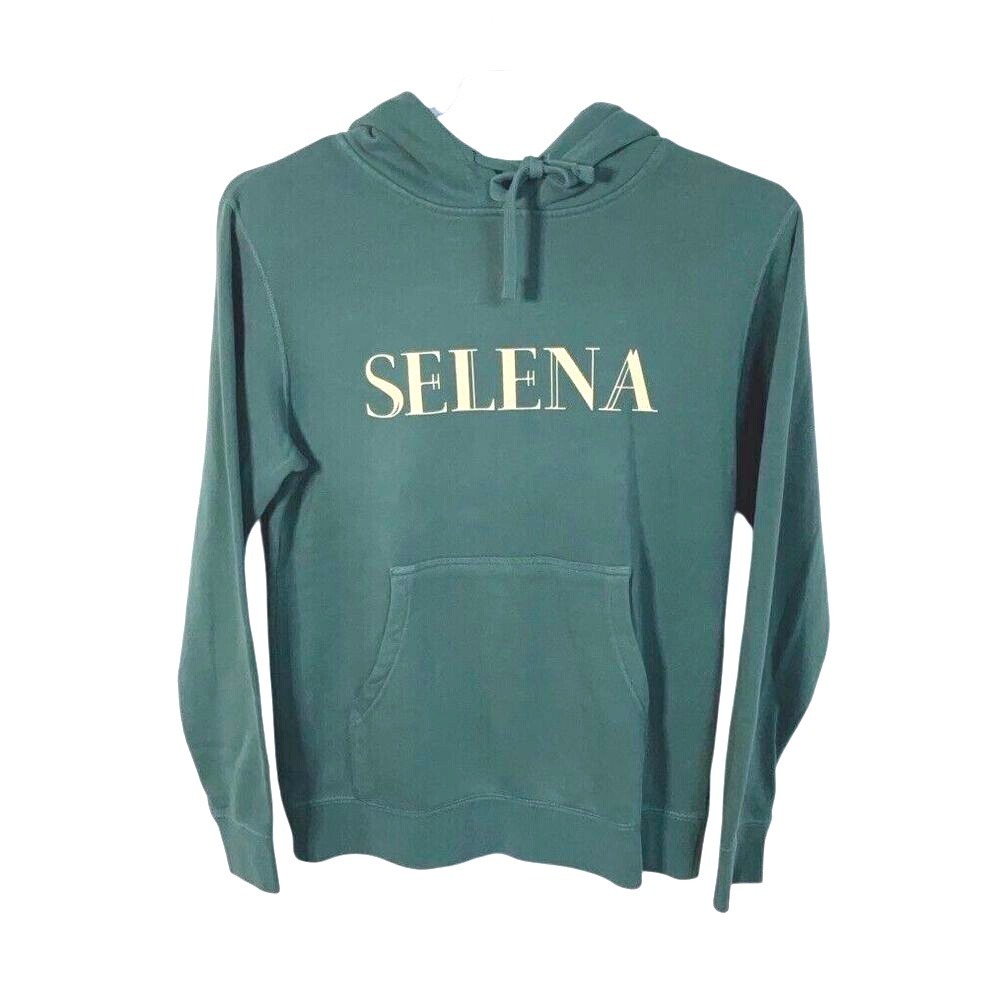 Selena Gomez Holiday Pullover Hoodie Single All The Way Official Merch Green S